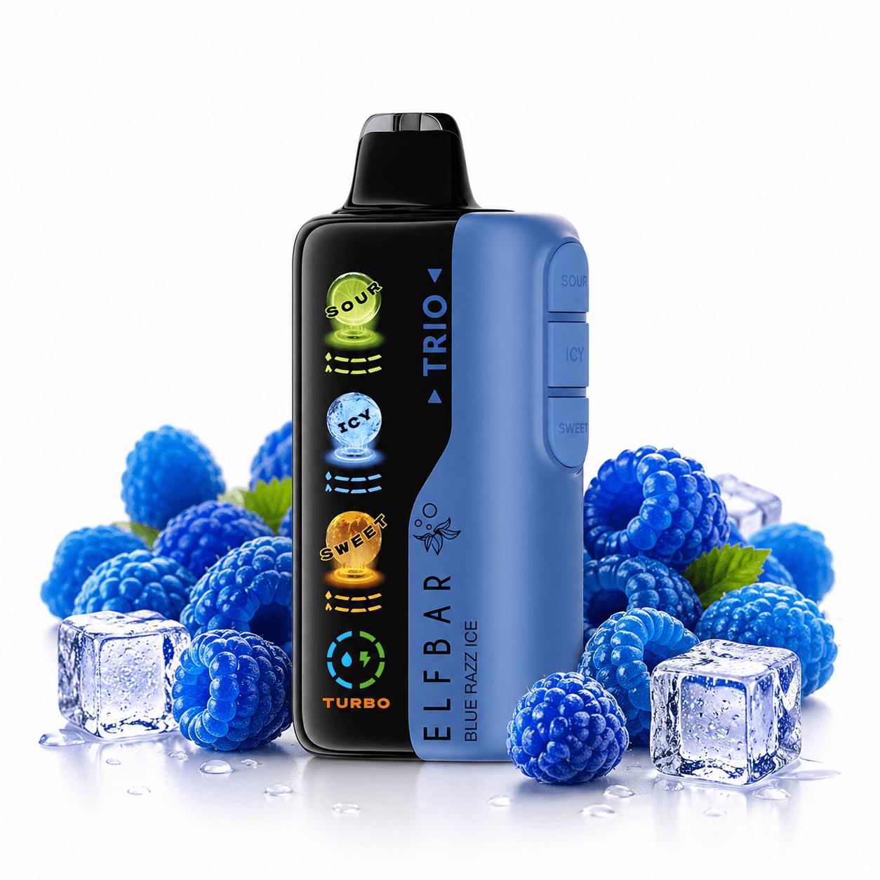 ELF BAR TRIO 40.000 BLUE RAZZ ICE
