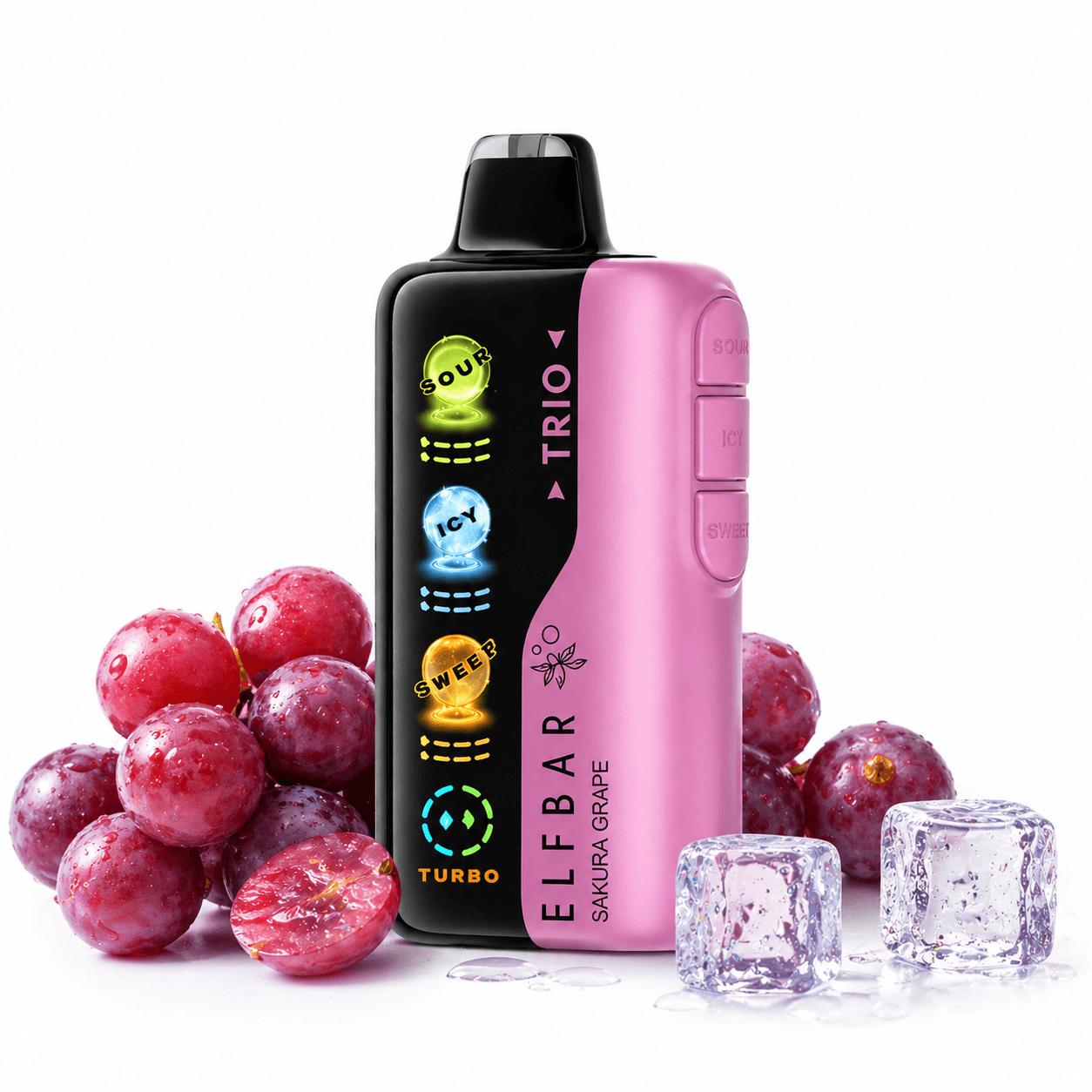 ELF BAR TRIO 40.000 SAKURA GRAPE