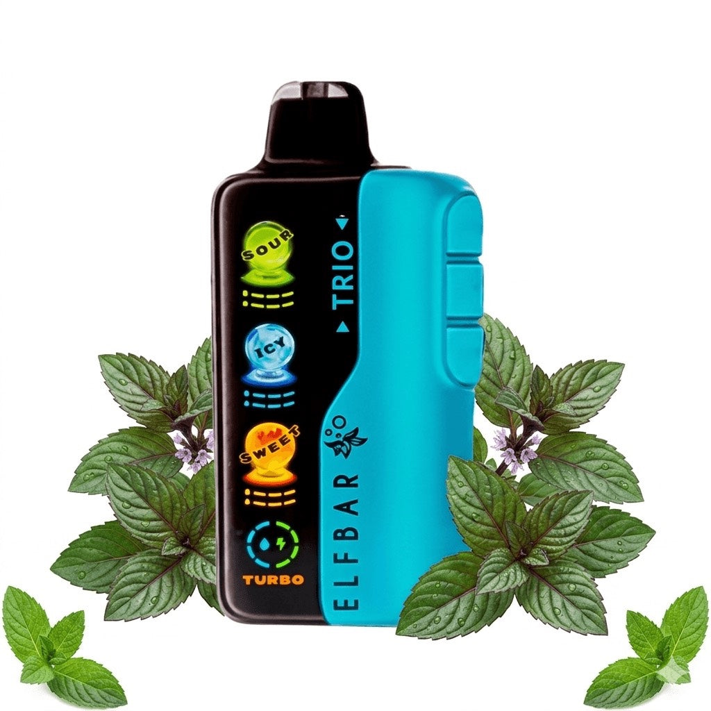 ELF BAR TRIO 40.000 Black Mint